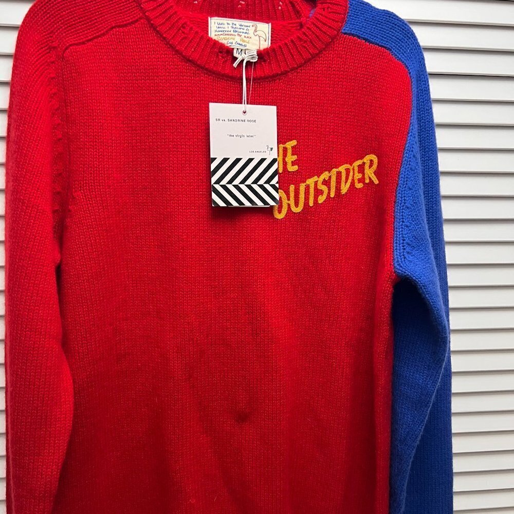 SANDRINE ROSE "The Outsider" Sweater NWT Size Medium